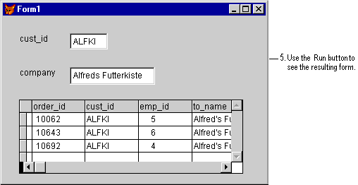 FoxProRunButtonForm screenshot